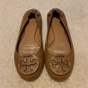 Tory Burch Cognac Flats
